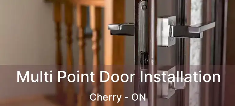  Multi Point Door Installation Cherry - ON