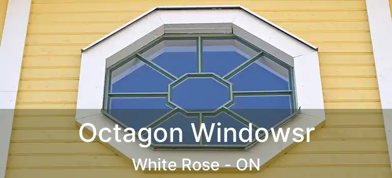  Octagon Windowsr White Rose - ON