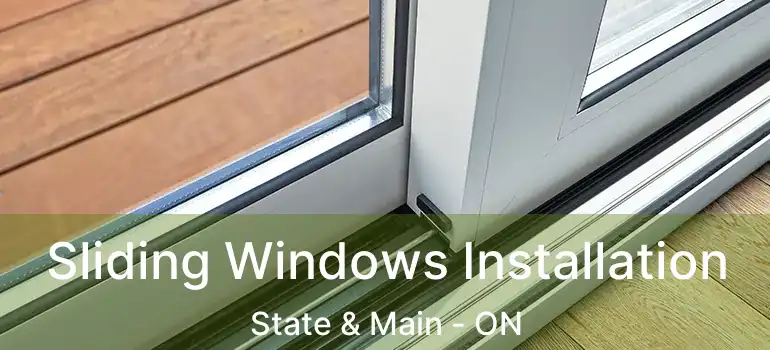 Sliding Windows Installation State & Main - ON