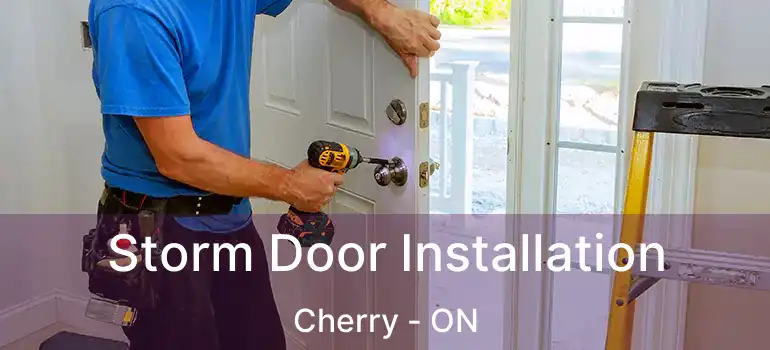  Storm Door Installation Cherry - ON