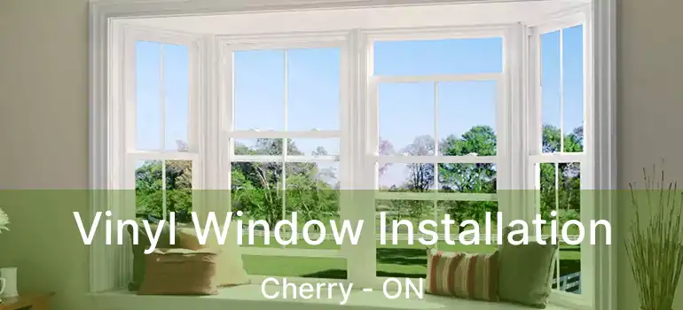  Vinyl Window Installation Cherry - ON