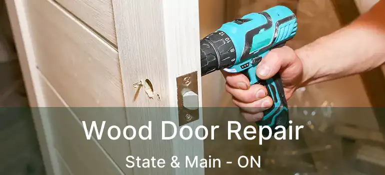  Wood Door Repair State & Main - ON